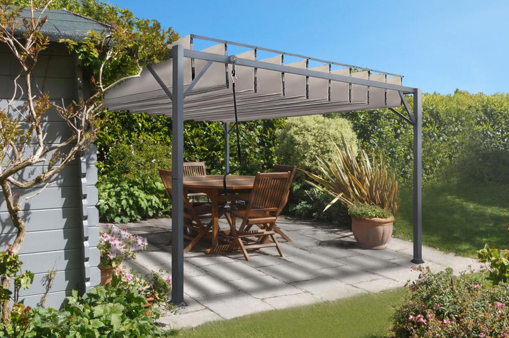 Pergola bioclimatique BAHIA 4x3m Toile beige