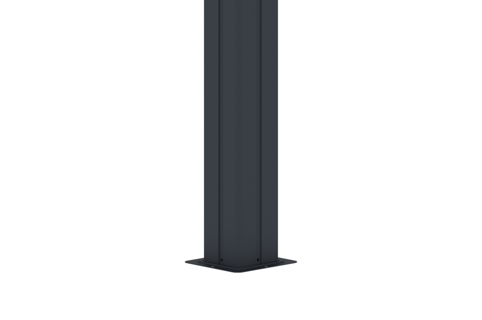 Kiosque de jardin GRACE 4x3m aluminium gris anthracite 7