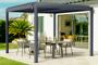 Pergola bioclimatique SANTA 3x3m aluminium gris