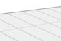Tettoia per terrazza, auto addossata KLEO 550L300 alluminio Bianco
