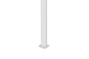 Fali Autóbeálló / Pergola 16,5m² KLEO 5,5x3m Alumínium Fehér 7