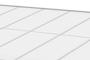 Tettoia per terrazza, auto addossata KLEO 500L300 alluminio Bianco