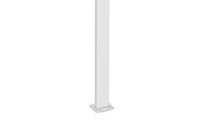 Fali Autóbeálló / Pergola 15m² KLEO 5x3m Alumínium Fehér 7