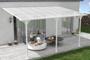 Toit terrasse/Carport 13,5m² KLEO 4,5x3m aluminium blanc