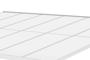 Toit terrasse/Carport 12m² KLEO 4x3m aluminium blanc