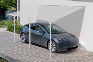 Fali Autóbeálló / Pergola 12m² KLEO 4x3m Alumínium Fehér main image