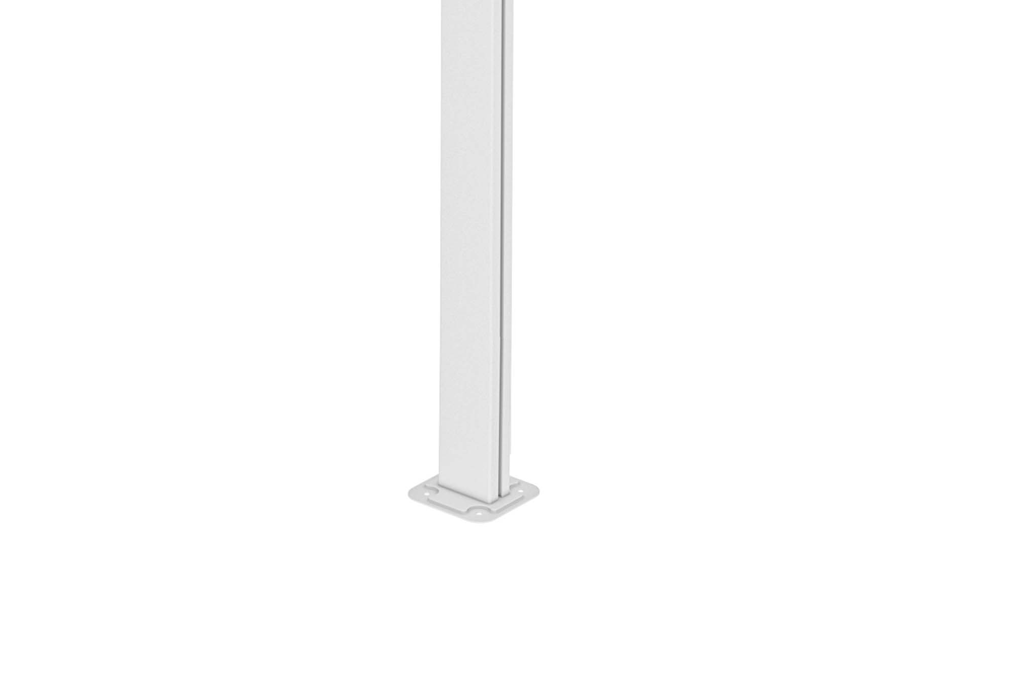 Fali Autóbeálló / Pergola 9m² KLEO 3x3m Alumínium Fehér 5