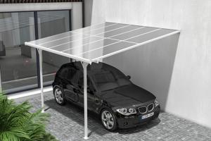 Fali Autóbeálló / Pergola 9m² KLEO 3x3m Alumínium Fehér 9