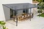 Toit terrasse/Carport 16,5m² KLEO 5,5x3m aluminium gris