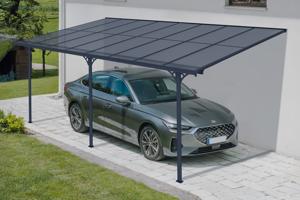Fali Autóbeálló / Pergola 15m² KLEO 5x3m Alumínium Szürke 9