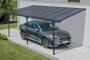 Toit terrasse/Carport 15m² KLEO 5x3m aluminium gris