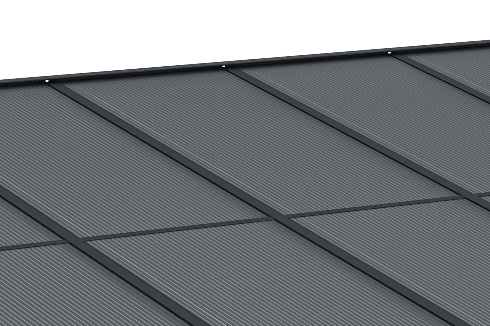 Fali Autóbeálló / Pergola 13,5m² KLEO 4,5x3m Alumínium Szürke 5