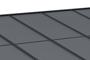 Terrassenüberdachung Carport KLEO 450L300 Aluminium Grau