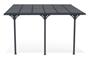 Toit terrasse/Carport 12m² KLEO 4x3m aluminium gris