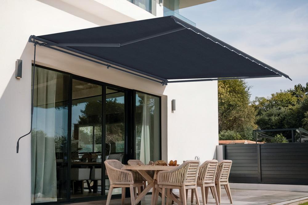 Einteilige Markise VECCHIO 400L300 Grau
