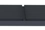 Louvered pergola SANTA 3x2,5m grey aluminium