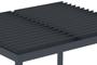 Louvered pergola SANTA 3x2,5m grey aluminium