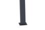 Louvered pergola SANTA 3x2,5m grey aluminium