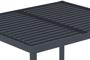 Louvered pergola SANTA 3x2,5m grey aluminium