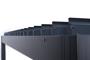 Pergola électrique bioclimatique SANTA 5x3m aluminium gris