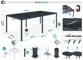 Pergola bioclimatique motorisée SANTA 6x3m aluminium gris
