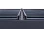 Pergola électrique bioclimatique SANTA 6x3m aluminium gris