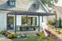 Pergola bioclimatique motorisée SANTA 6x3m aluminium gris