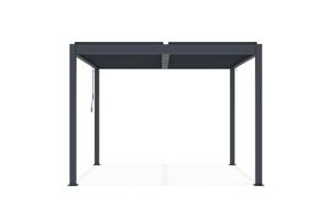 PIANA 3x2,5m fritstående bioklimatisk pergola i grå aluminium 20