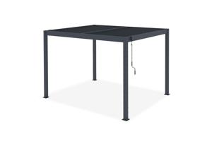 PIANA 3x2,5m fritstående bioklimatisk pergola i grå aluminium 16