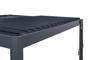 Pergola bioclimatique autoportée PIANA 3x3m aluminium gris