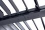 Pergola bioclimatique autoportée PIANA 3x3m aluminium gris