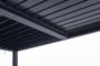 Pergola bioclimatique autoportée PIANA 3x3m aluminium gris