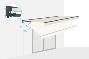 Toldo semicofre motorizado FAZZIO 5x3m beige 4