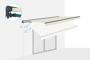 Store banne semi-coffre motorisé FAZZIO 5x3m beige