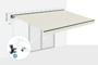Store banne semi-coffre motorisé FAZZIO 5x3m beige