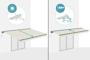Store banne semi-coffre motorisé FAZZIO 5x3m beige