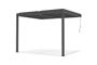 PIANA 3x2m bioclimatische aanbouwpergola in grijs aluminium
