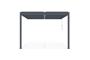 Pergola bioclimatique adossée PIANA 3x3m aluminium gris