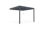 Pergola bioclimatique adossée PIANA 3x3m aluminium gris
