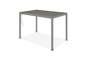 PIANA 3x2m szabadon álló bioklimatikus pergola bézs alumínium kivitelben 5