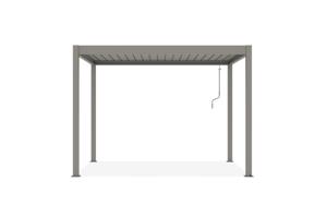 PIANA 3x2m szabadon álló bioklimatikus pergola bézs alumínium kivitelben 2