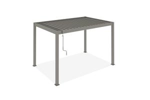 PIANA 3x2m szabadon álló bioklimatikus pergola bézs alumínium kivitelben 6