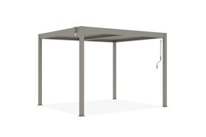 PIANA szabadon álló bioklimatikus pergola, 3x2,5m, bézs alumínium 19