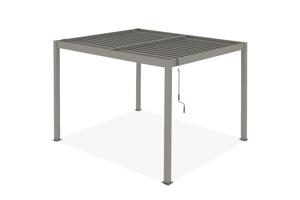 PIANA szabadon álló bioklimatikus pergola, 3x2,5m, bézs alumínium 18