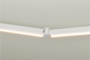 Store banne motorisé à LED semi-coffre blanc FAZZIO 5x3m toile beige 16
