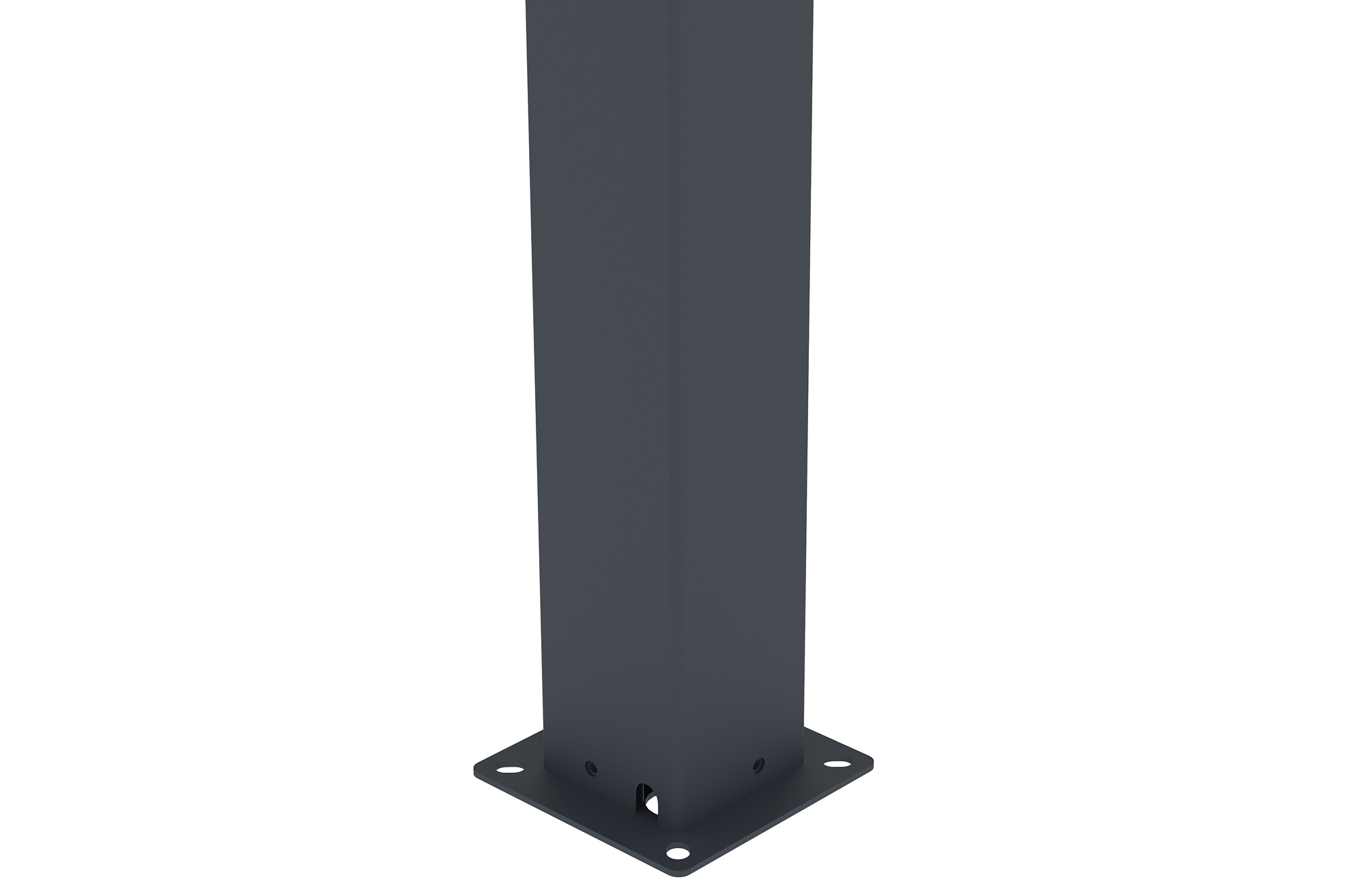 Pergola bioclimatique 5x3 adossée AGOSTA hauteur 250cm - Aluminium gris 8