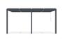 Pérgola bioclimática adosada AGOSTA 5x3m en aluminio gris