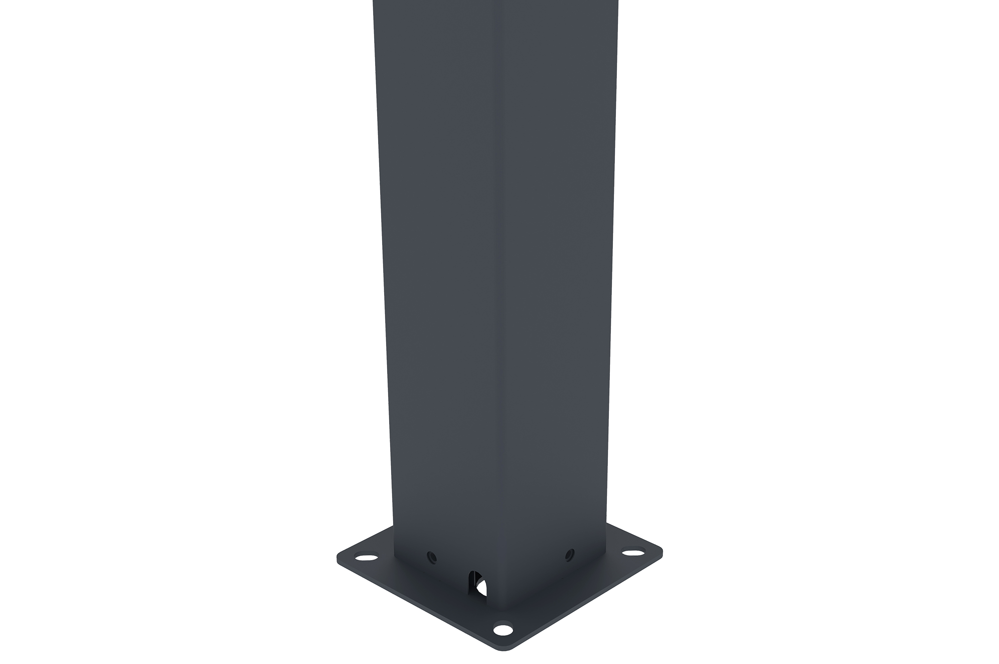 AGOSTA 4x3 szabadon álló bioklimatikus pergola, 250 cm magas - Szürke alumínium fehér lécekkel 13