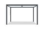 Pérgola bioclimática autoportante AGOSTA 4x3m, aluminio gris con lamas blancas