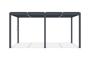 Pérgola bioclimática autoportante AGOSTA de 5x3m en aluminio gris